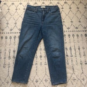 Madewell classic straight jean LIKE NEW